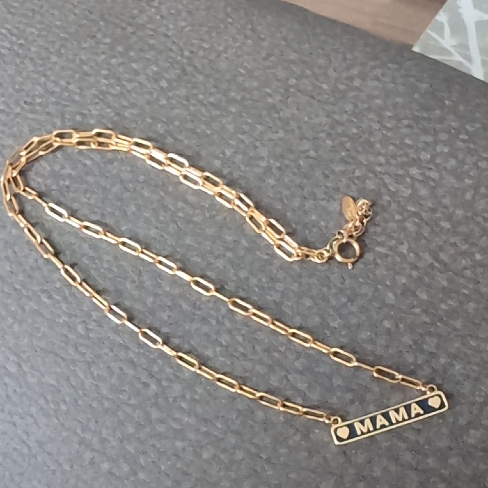 Kris Nations Gold 'Mama' Necklace